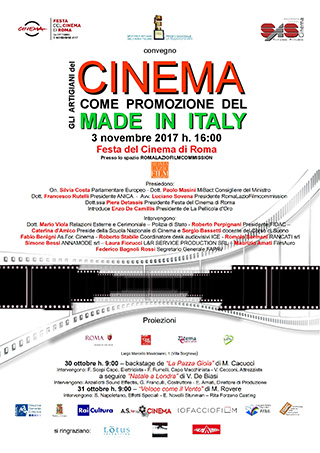 Gli Artigiani del Cinema come promozione del Made In Italy