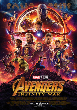 Locandina del film "Avengers Infinity War"